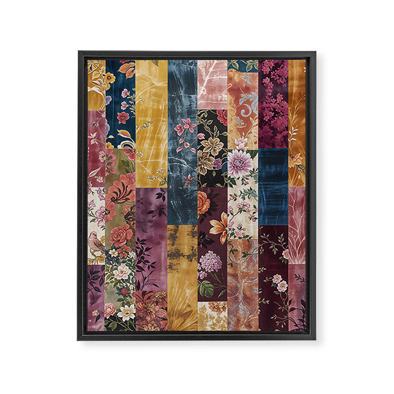 Gypsy Souk Patchwork Framed Canvas Print Gallery Image 8