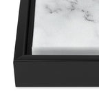 Hello Gorgeous, Meme, Marble and Black Framed Canvas Print Gallery Image 3
