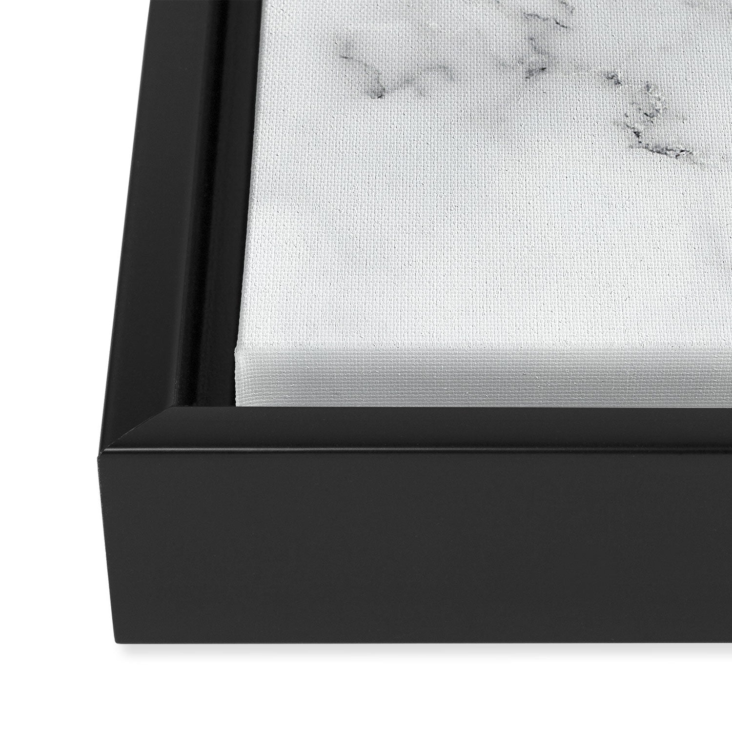 Hello Gorgeous, Meme, Marble and Black Framed Canvas Print Gallery Image 3