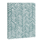 Herringbone, Teal, Boho Art Canvas Print Gallery Image 8