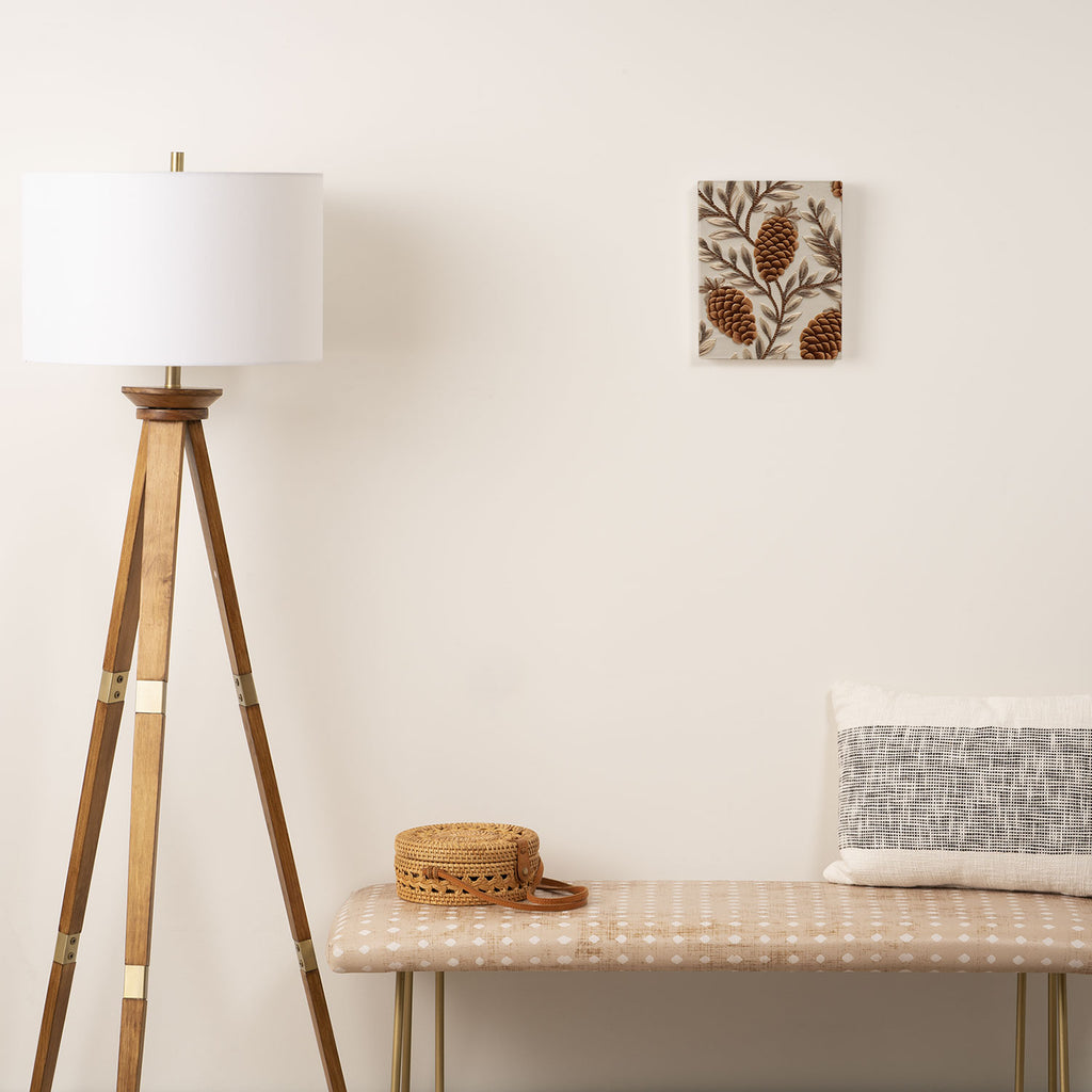 Holiday Decorative Pinecone Canvas Print Gallery Image 2