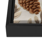 Holiday Decorative Pinecone Framed Canvas Print Gallery Image 3