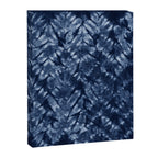 Indigo Blue Shibori Tie Dye, Boho Art Canvas Print Gallery Image 8