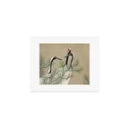 Japanese Tapestries, Japan Prints: Cranes from Momoyogusa by Kamisaka Sekka Art Print Gallery Image 1