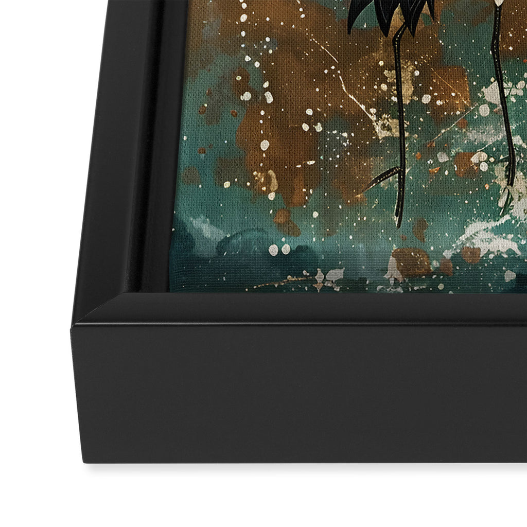 Japara Cranes in Twilight Framed Canvas Print Gallery Image 3