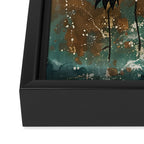 Japara Cranes in Twilight Framed Canvas Print Gallery Image 3