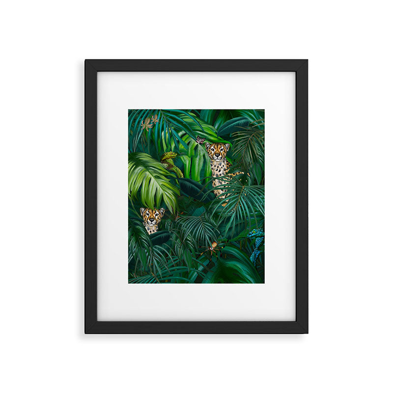 Jungle Cheetah Prints Framed Art Print Gallery Image 6