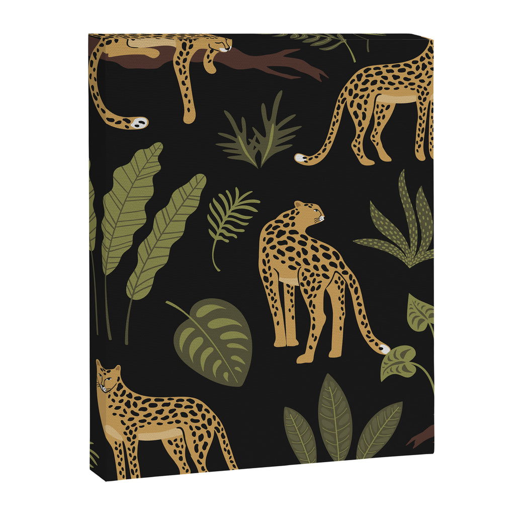 Jungle Night Cheetah Prints Canvas Print Gallery Image 8