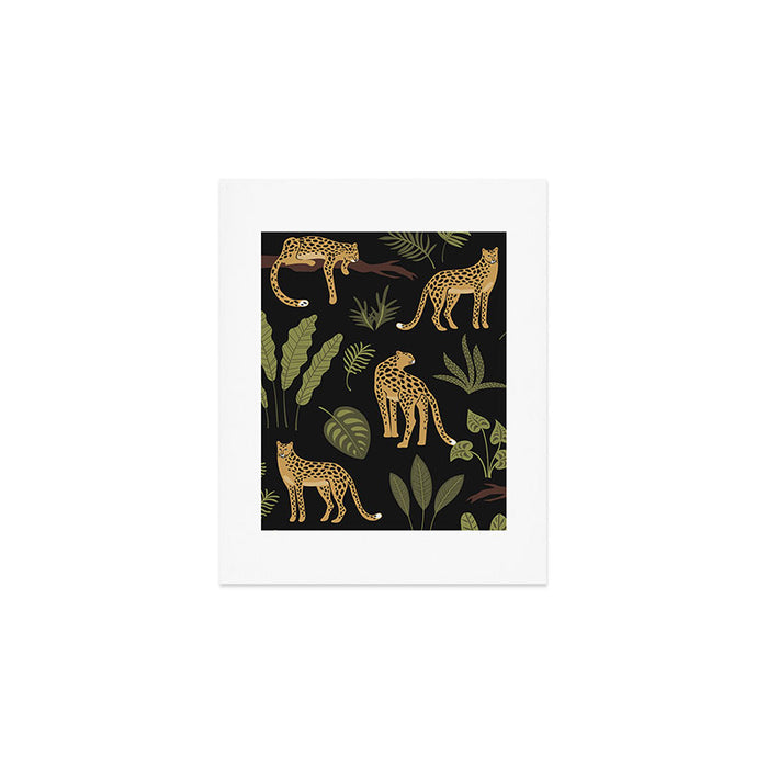 Jungle Night Cheetah Prints Art Print Gallery Image 1
