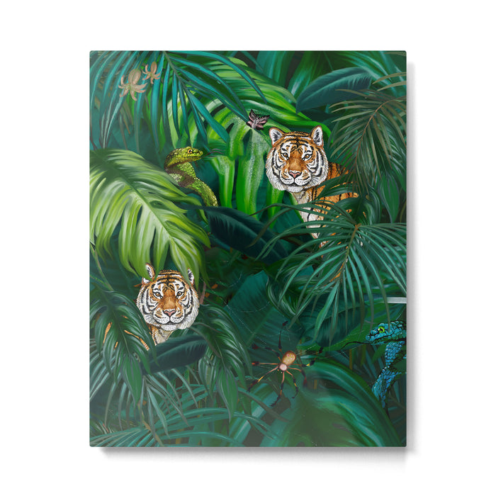 Jungle Tiger Prints Metal Print Gallery Image 1