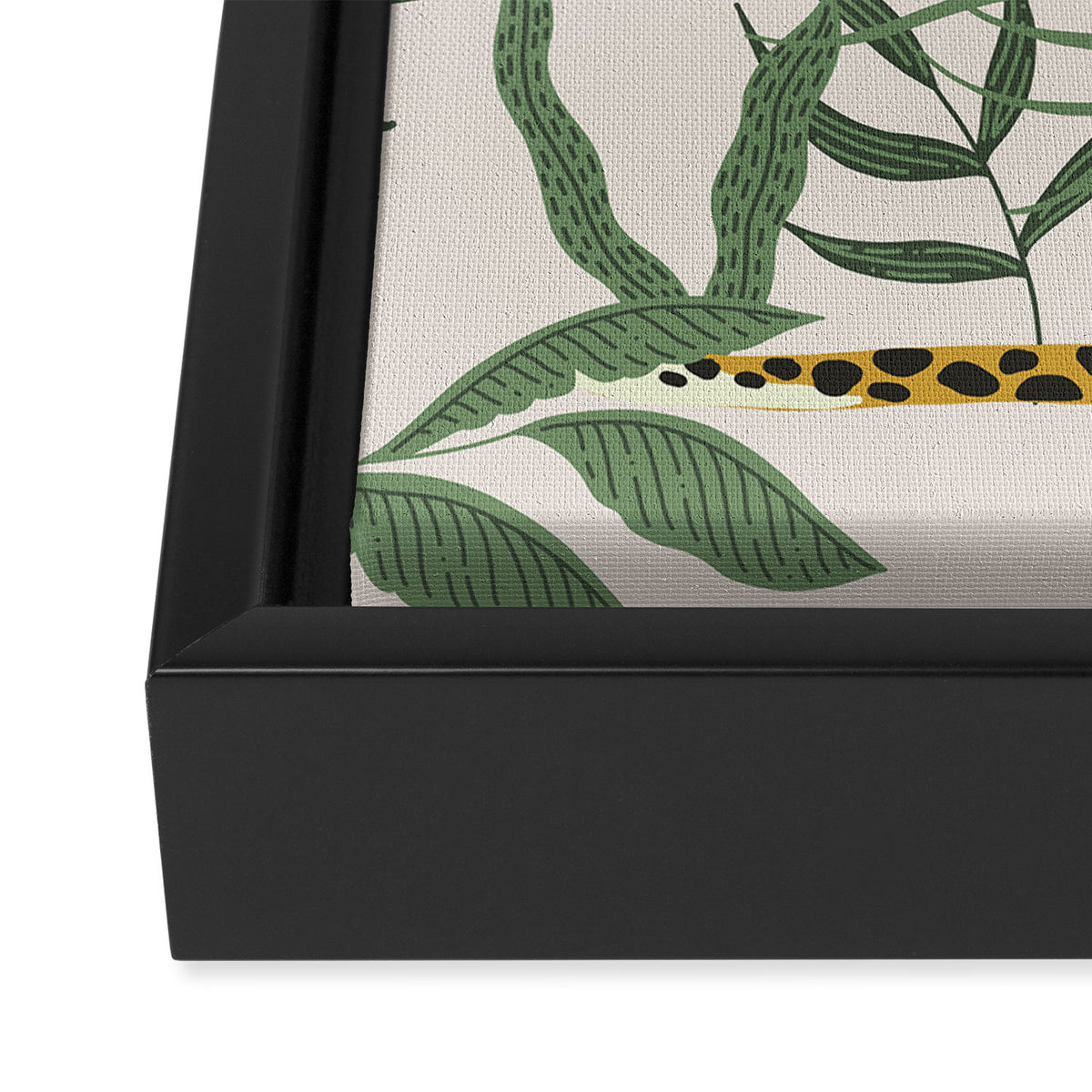 Kahlo Cheetah Prints Framed Canvas Print Gallery Image 3