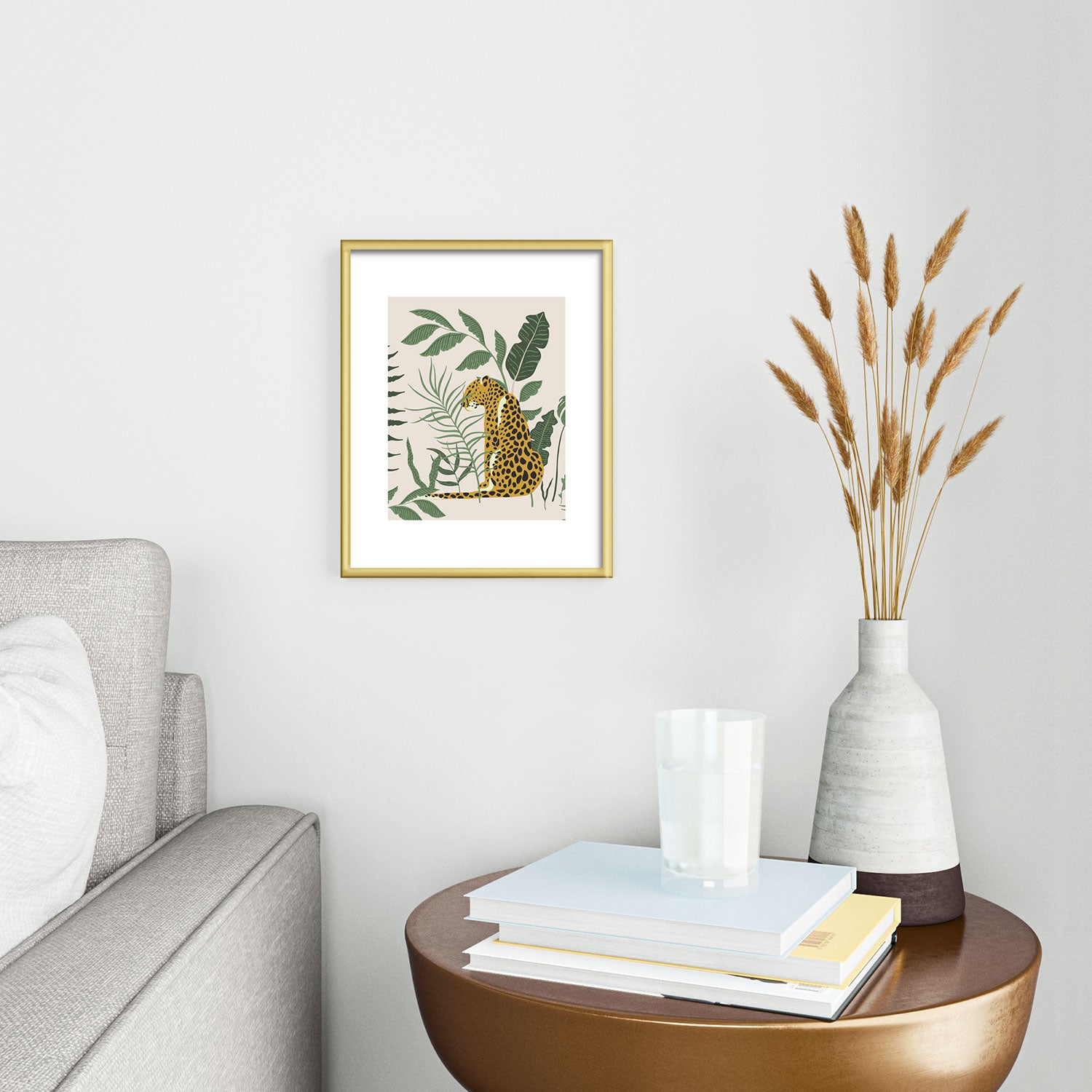 Kahlo Cheetah Prints Framed Art Print Gallery Image 2