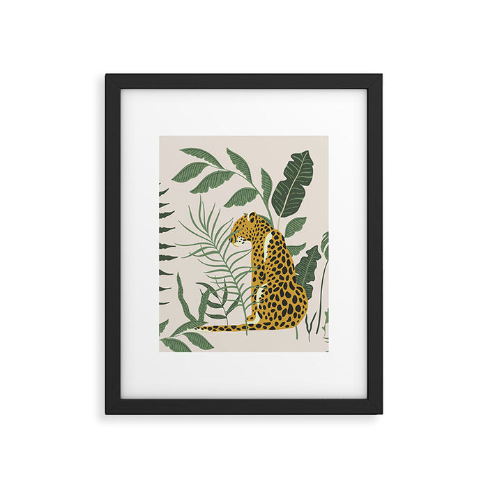 Kahlo Cheetah Prints Framed Art Print Gallery Image 1