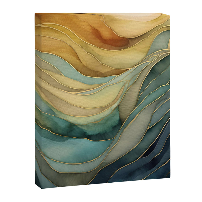 Landscape of Oceanic Rhythm Canvas Print Gallery Image 1