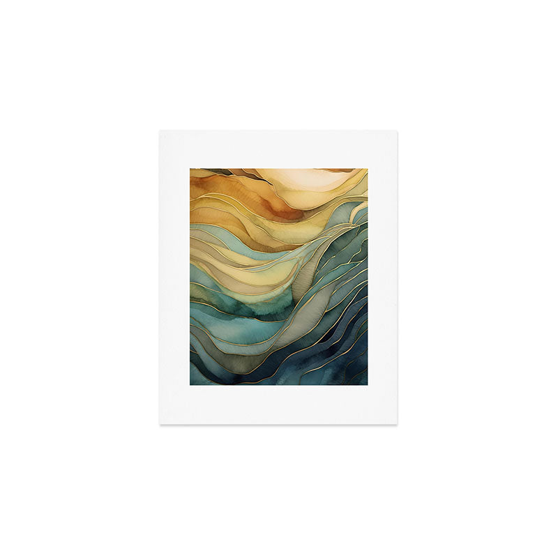 Landscape of Oceanic Rhythm Art Print Gallery Image 1