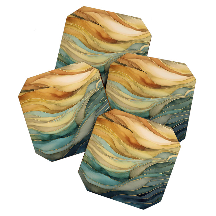 Landscape of Oceanic Rhythm Coaster Gallery Image 1