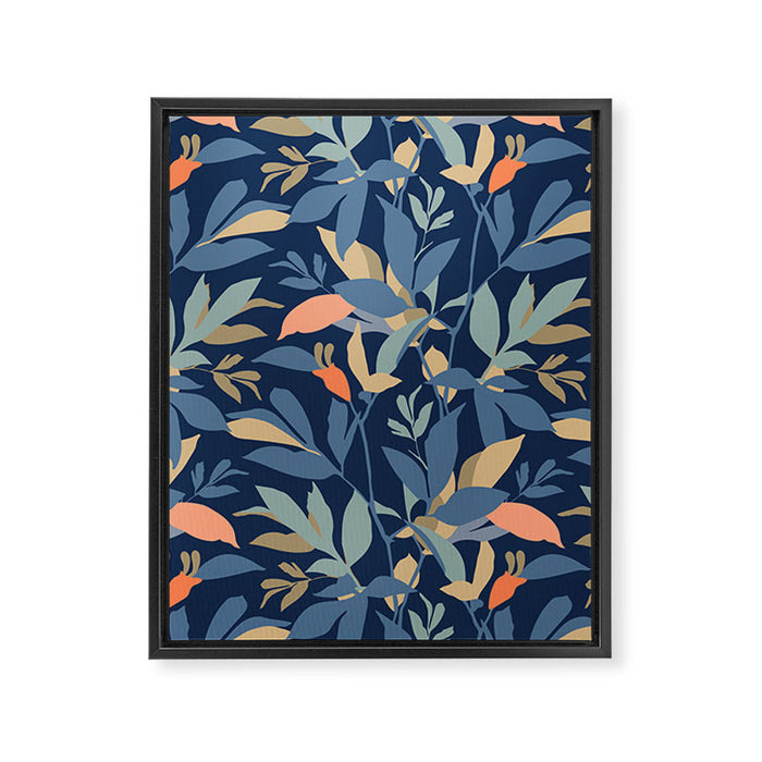 Leafy Garden Framed Canvas Print Gallery Image 1