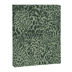 Leopard Print Pattern in Dark and Sage Green Canvas Print Gallery Image 8