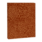 Leopard Print Pattern in Terracotta Canvas Print Gallery Image 8