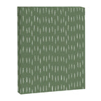 Let It Snow, Green and White, Boho Art Canvas Print Gallery Image 8