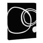 Line Art, Modern, Minimal, Black and White Canvas Print Gallery Image 8