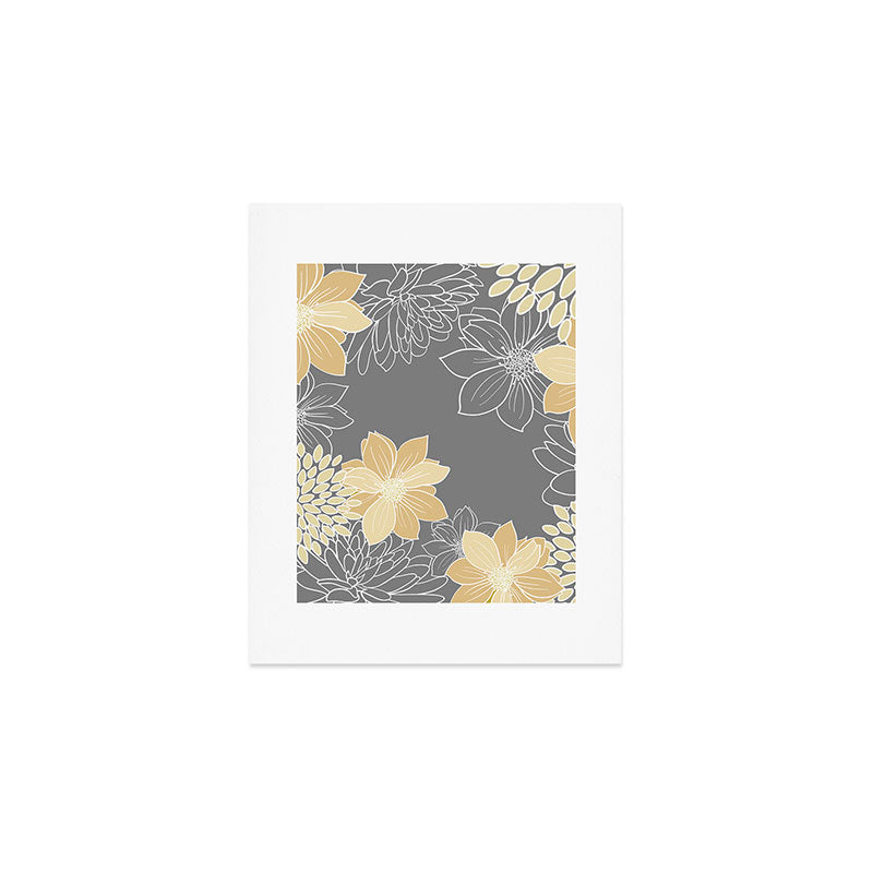 Livia Floral Print Art Print Gallery Image 1
