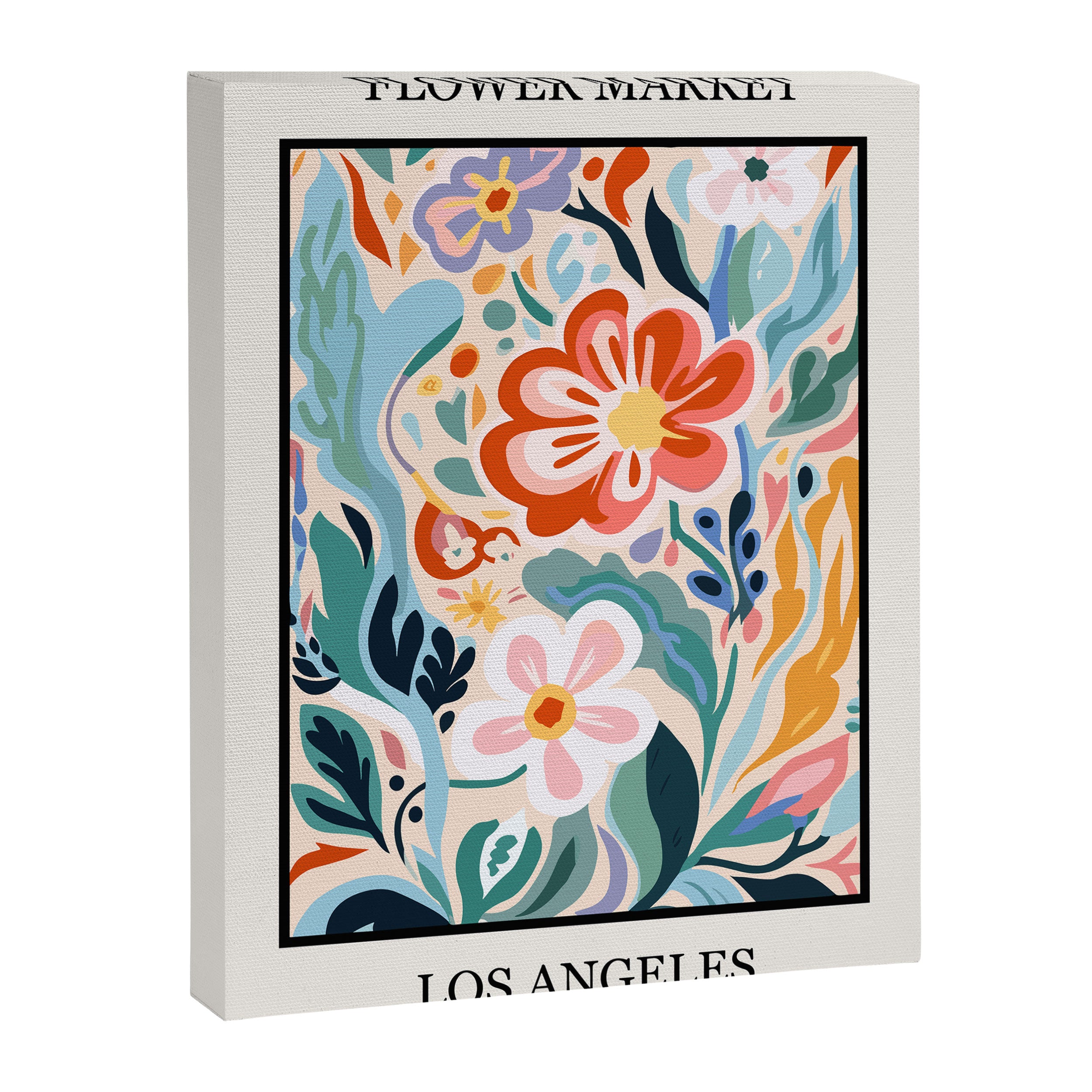 Los Angeles Flower Market Canvas Print Gallery Image 8