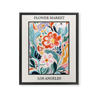 Los Angeles Flower Market Framed Canvas Print Gallery Image 8