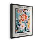 Los Angeles Flower Market Framed Canvas Print Gallery Image 2