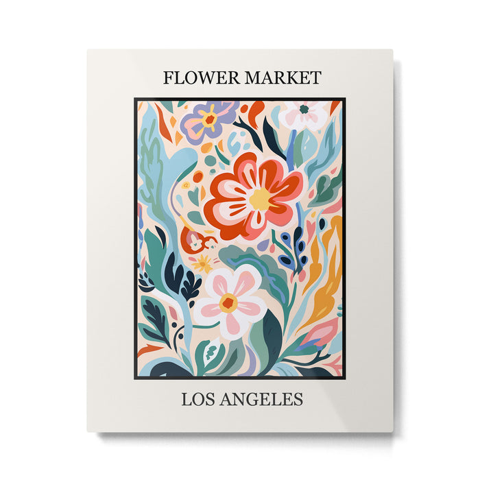 Los Angeles Flower Market Metal Print Gallery Image 1