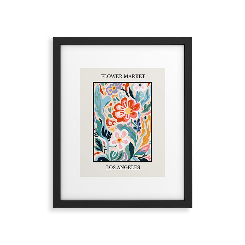 Los Angeles Flower Market Framed Art Print Gallery Image 6