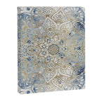 Mandala Flower, Blue and Gold, Floral Prints Canvas Print Gallery Image 8