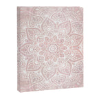 Mandala Yoga Love, Blush Pink Floral Canvas Print Gallery Image 8