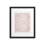 Mandala Yoga Love, Blush Pink Floral Framed Art Print Gallery Image 4
