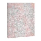 Mandala, Yoga, Love, Coral and Gray, Wall Art Boho Canvas Print Gallery Image 8
