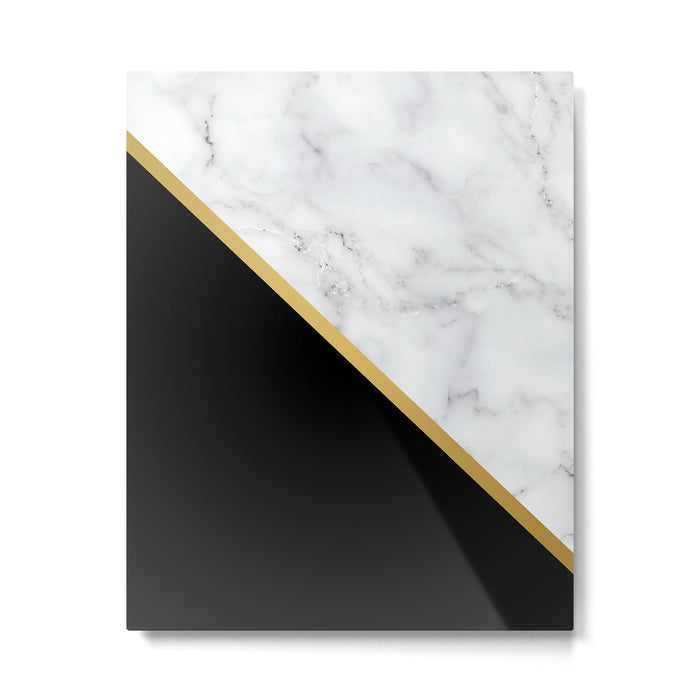 Marble, Stone, Color Block, Minimalist Art Metal Print Gallery Image 1