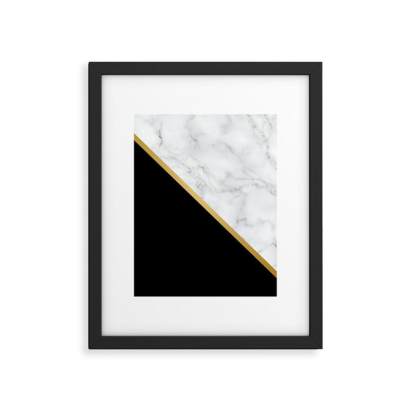Marble, Stone, Color Block, Minimalist Art Framed Art Print Gallery Image 6