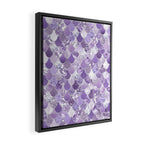 Mermaid Scales, Aesthetic Purple Framed Canvas Print Gallery Image 2
