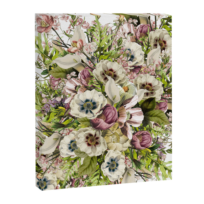 Messina Vintage Floral Canvas Print Gallery Image 1