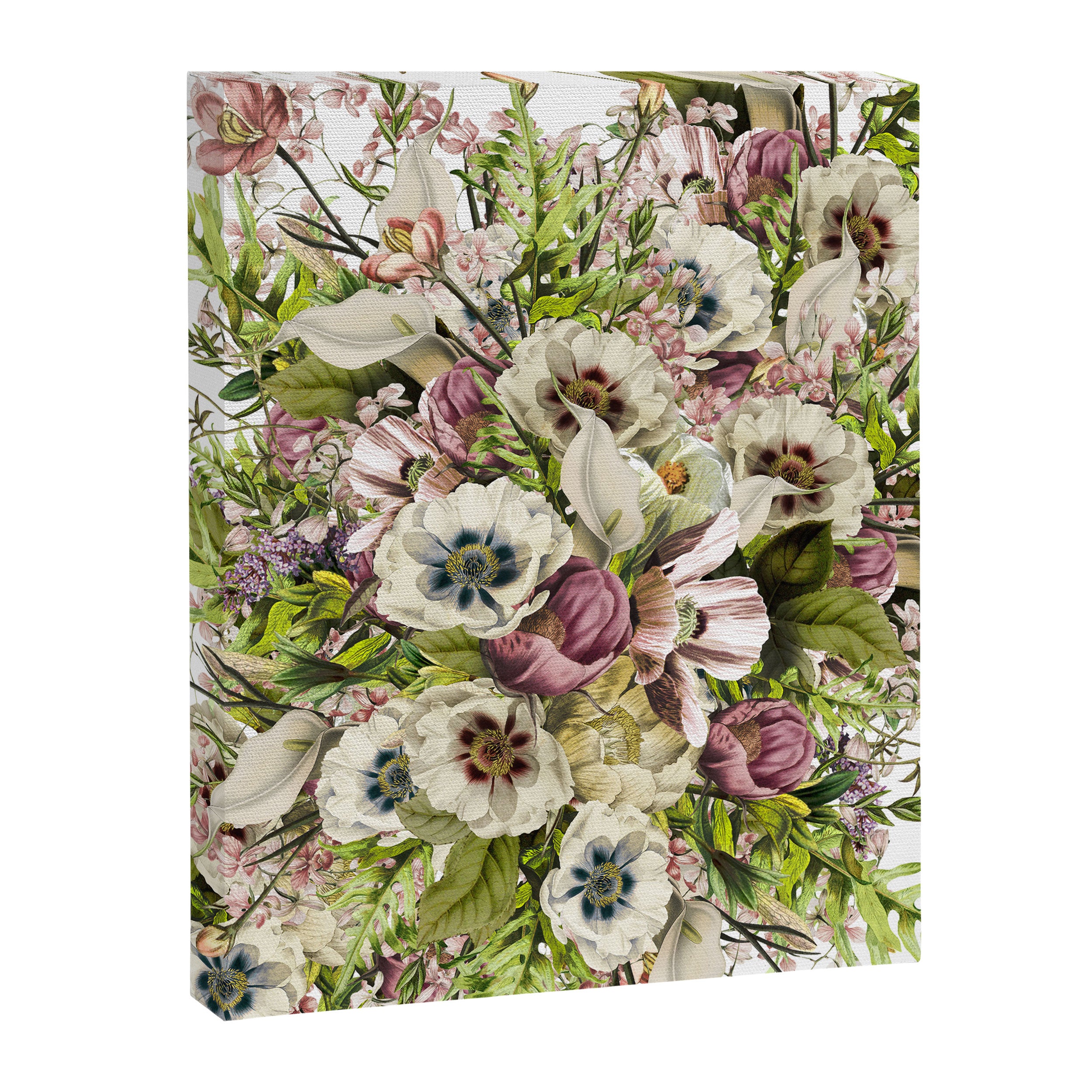 Messina Vintage Floral Canvas Print Gallery Image 8