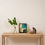 Mid Century Color Blocks Framed Canvas Print Gallery Image 4