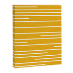 Minimal, Geometric Stripes Pattern in Yellow Canvas Print Gallery Image 8