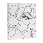 Minimal, Line Art, Floral Prints, Drawing Canvas Print Gallery Image 8