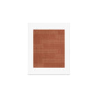 Minimal, Pattern, Boho Prints, Terracotta Art Print Gallery Image 1