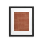 Minimal, Pattern, Boho Prints, Terracotta Framed Art Print Gallery Image 4