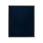 Minimal, Solid Color, Dark Navy Blue Framed Canvas Print Gallery Image 8