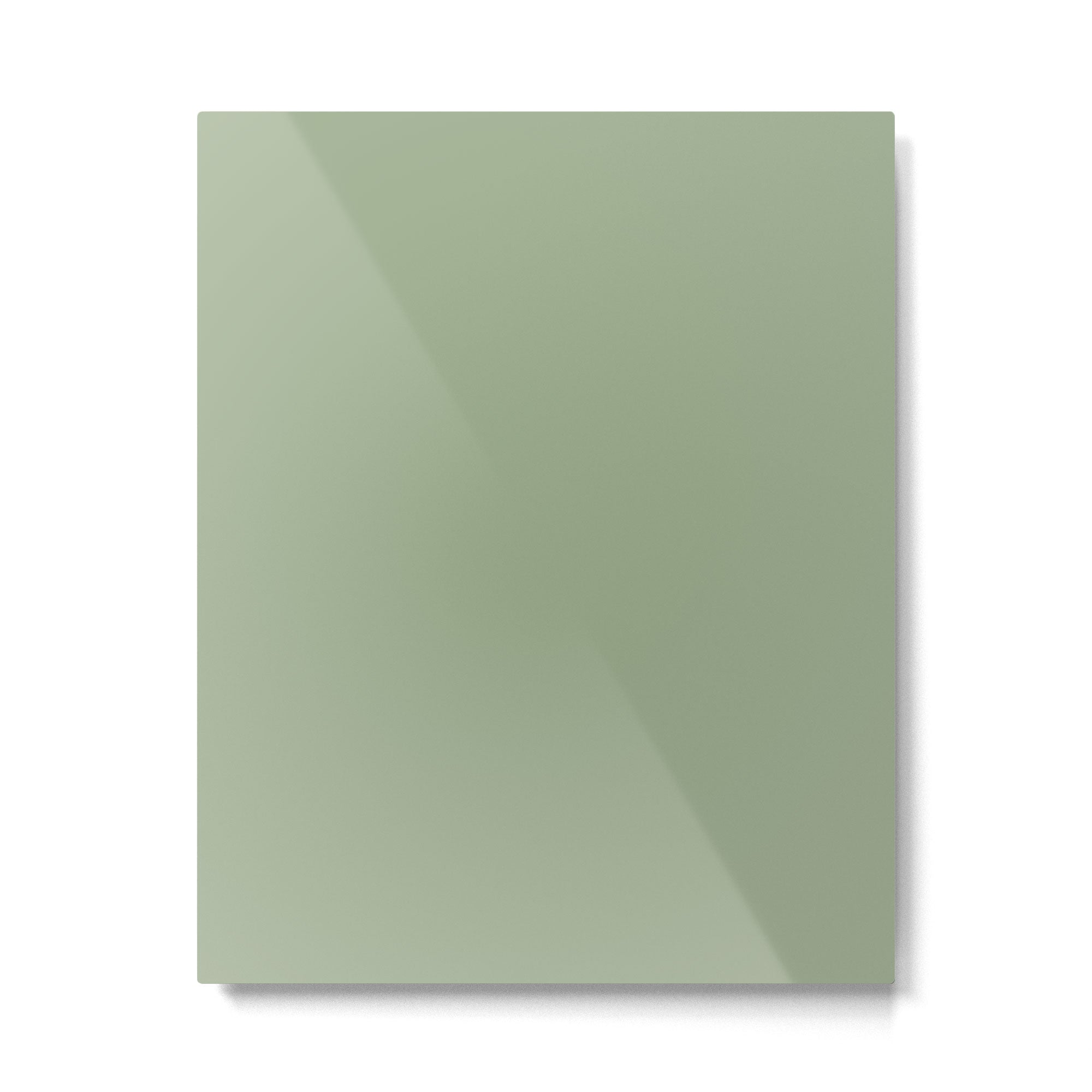 Minimal, Solid Color, Light Sage Green  Metal Print Gallery Image 6