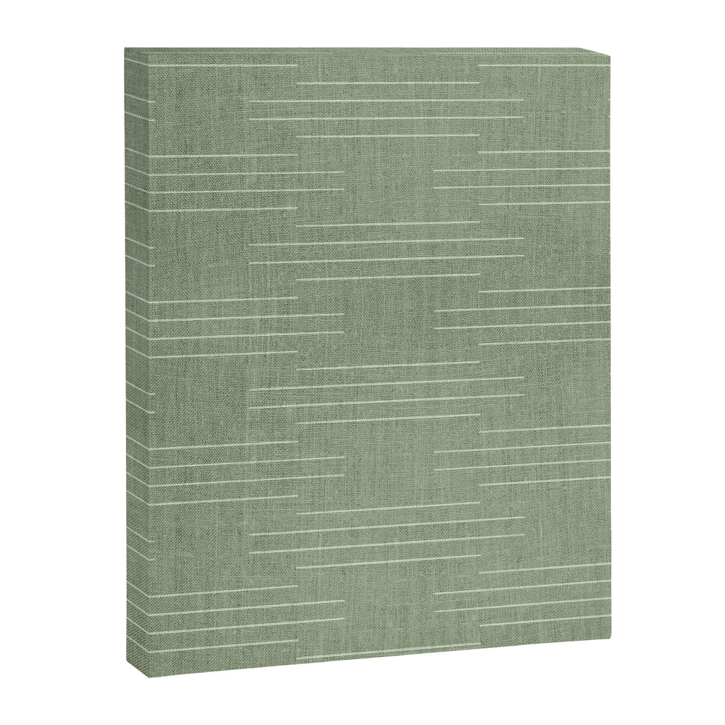 Minimalist, Boho, Line Art in Sage Green Canvas Print Gallery Image 8
