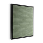 Minimalist, Boho, Line Art in Sage Green Framed Canvas Print Gallery Image 2