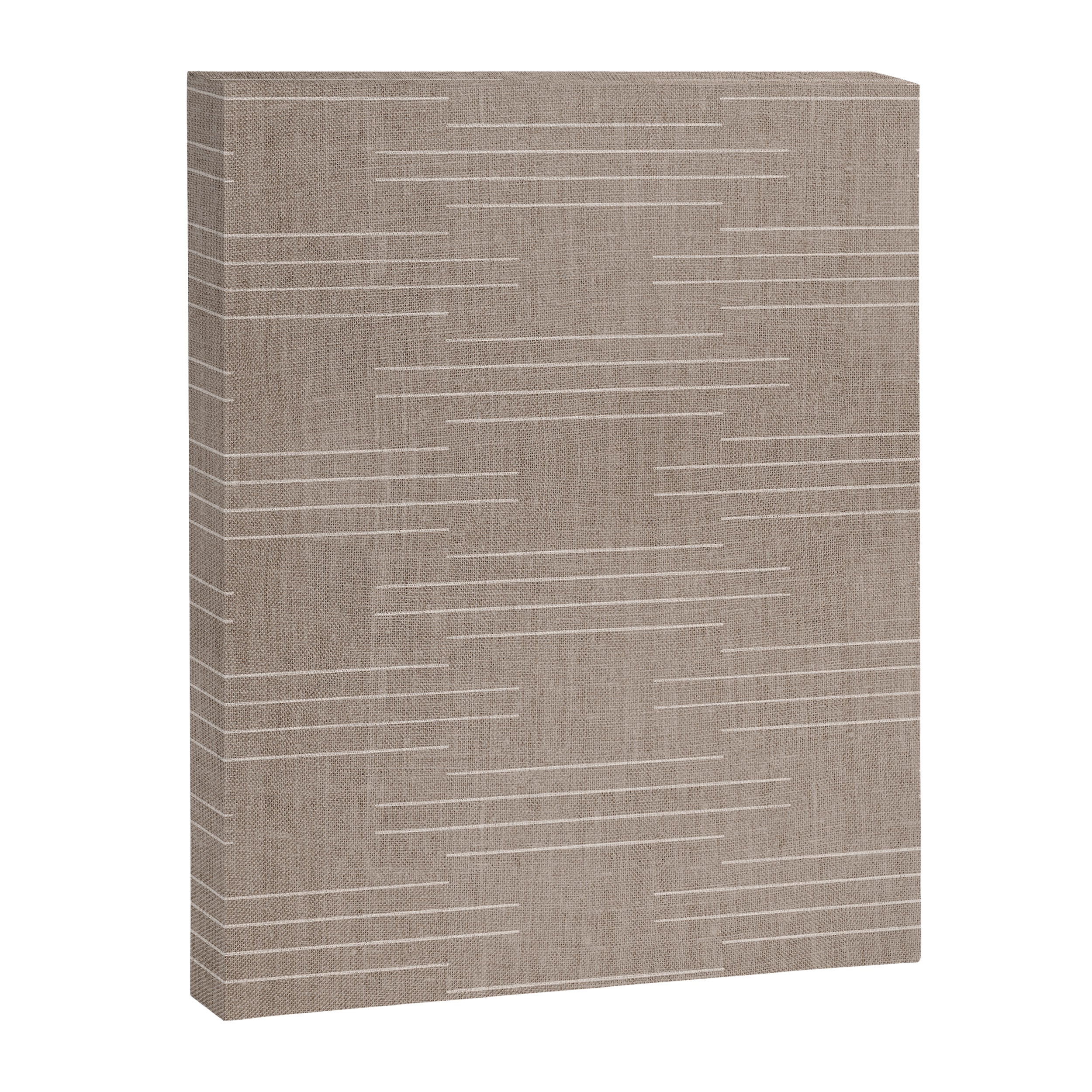 Minimalist, Boho, Line Art in Stone Beige Canvas Print Gallery Image 8